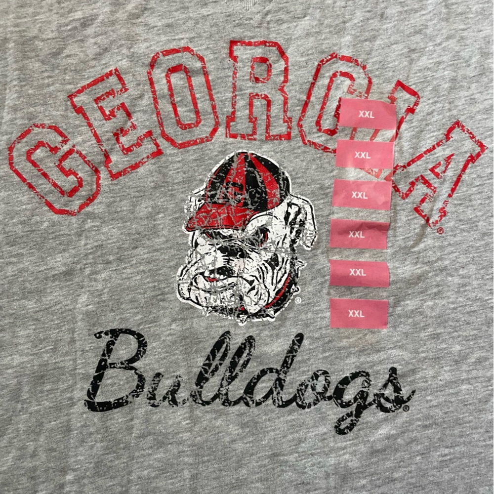 Pro Edge Gray Georgia Bulldogs Long Sleeve Tee - Picture 2 of 8